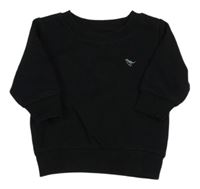 Čierna mikina s výšivkou Next