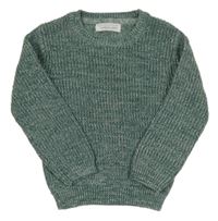 Zelený melírovaný sveter Primark