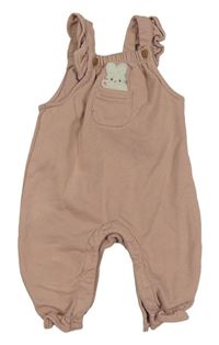 Starorůžové laclové tepláky s králíkem M&S