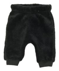 Antracitové chlupaté tepláky Ergee