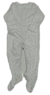 Bílý květovaný overal Dunnes