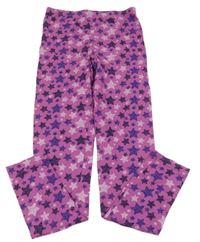 Fuchsiové legíny s hviezdami Schiesser