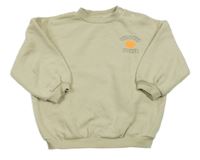 Béžová oversize mikina s tekvicou George