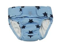 Světlemodré plavkové plenkové kalhotky s hvězdami Topomini