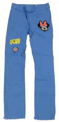 Modré džegíny s Minnie H&M