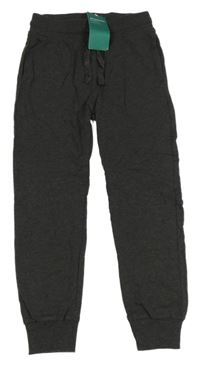 Nové - tmavosivé ľahké tepláky H&M