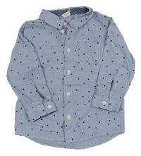 Světlemodrá košile s hvězdičkami H&M