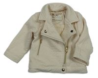 Smetanový vzorovaný teplákový křivák orchestra