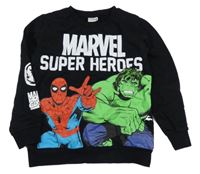 Čierna mikina s Marvel dunnes
