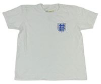 Biele tričko s erbem - England