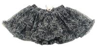 Sivá tutu sukňa s kočičkami H&M