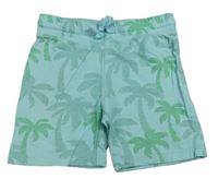 Svetlomodré kraťasy s palmami H&M