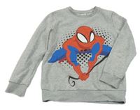 Sivá mikina so Spidermanem C&A