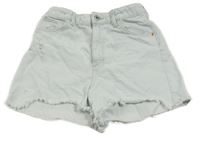 Světlemodré riflové kraťasy H&M