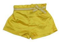 Žlté kraťasy s mašlou