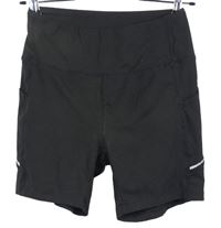 Dámské černé sportovní elastické kraťasy Shein 
