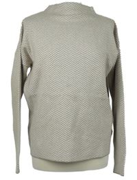 Dámsky béžovo-biely vzorovaný sveter zn. Tahari