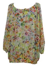 Dámská barevná květovaná šifonová halenka Betty Barclay 