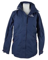 Dámska tmavomodrá šušťáková outdoorová jarná bunda Tribord