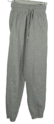 Dámské šedé cuff tepláky H&M