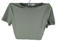Dámské khaki crop tričko FB Sister 