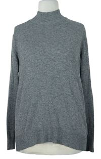 Dámsky sivý ľahký sveter so stojačikom Atmosphere
