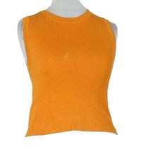 Dámsky oranžový pletený crop top Primark