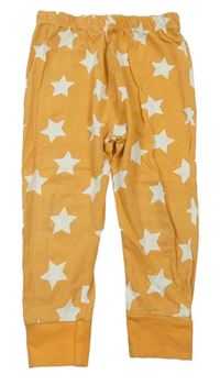 Oranžové pyžamové nohavice s hviezdami George