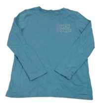 Modré tričko s nápisom George