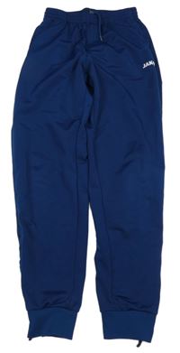 Tmavomodré sportovní kalhoty s logem Jako