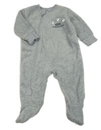 Svetlosivý fleecový overal s výšivkou Dunnes