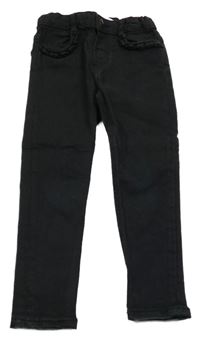 Čierne slim fit rifle Mng