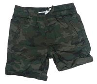 Khaki army plátenné kraťasy Denim Co.
