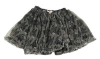 Sivá tylová sukňa so zajačikmi H&M