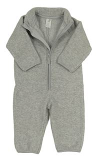 Šedý fleecový overal H&M
