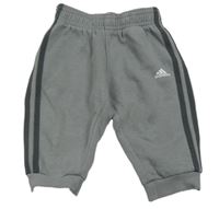 Sivé tepláky Adidas