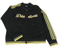 Čierno-žltá športová prepínaci mikina Diadora