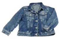 Modrá rifľová bunda H&M