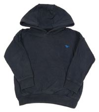 Tmavomodrá mikina s dinem a kapucňou Next