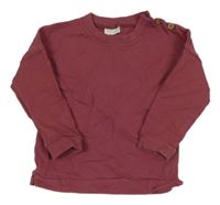 Tmavoružová mikina Next