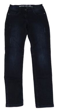 Tmavomodré skinny rifle Pepperts