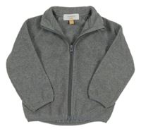 Sivá fleecová prepínaci mikina Manor