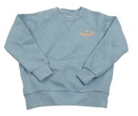 Svetlomodrá mikina s nápisom Vonrike