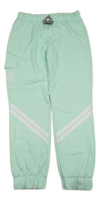 Svetlozelené cargo tepláky s prúžkami George