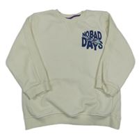 Smotanová mikina s nápismi Primark