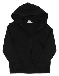 Černá propínací mikina s kapucí H&M
