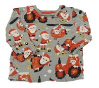 Šedé triko se Santy Next