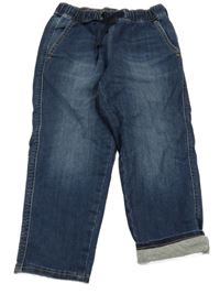 Tmavomodré podšité rifle H&M