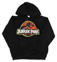 Černá mikina Jurský park s kapucňou Awdis