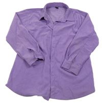 Fialová manšestrová halenka